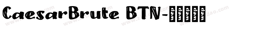 CaesarBrute BTN字体转换
